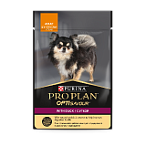 Purina Pro Plan для взрослых собак мелких и миниатюрных пород с уткой в соусе 85г